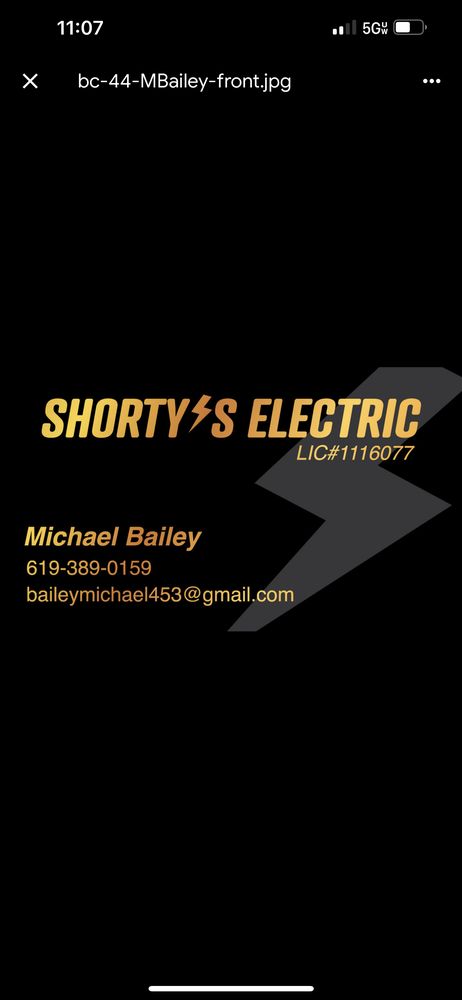 Slide of Shorty’s electric