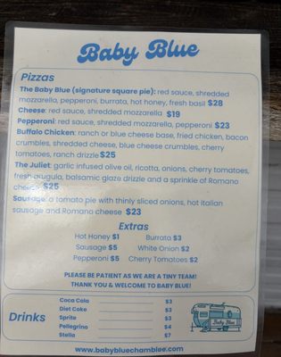 Menu photo 1 Baby Blue Chamblee, GA Menu photo 1 Baby Blue Chamblee, GA