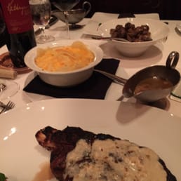 I like a little crumble blue cheese on my ribeye.