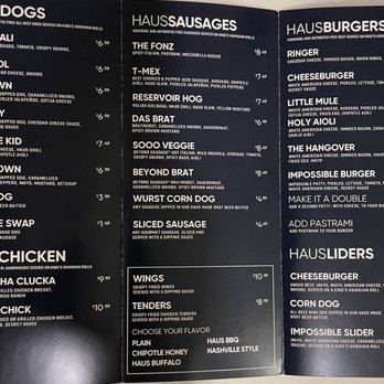 Dog Haus Biergarten - Tempe - Menu - Burgers Near Me - Tempe, Arizona