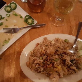 Thai Taste - This WAS the fresh spring rolls with pineapple fried rice with chicken and shrimp! - Thai Near Me - Carbondale, Illinois Thai Taste - This WAS the fresh spring rolls with pineapple fried rice with chicken and shrimp! - Thai Near Me - Carbondale, Illinois
