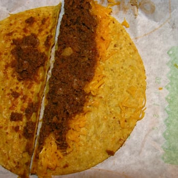Del Taco - This is their idea of "extra cheese". Pathetic, huh? - Fast Food Near Me - Fullerton, California Del Taco - This is their idea of "extra cheese". Pathetic, huh? - Fast Food Near Me - Fullerton, California
