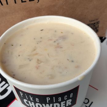 Pike Place Chowder - Pacific Place - 8oz Chowder Cup - Seafood Near Me - Seattle, Washington Pike Place Chowder - Pacific Place - 8oz Chowder Cup - Seafood Near Me - Seattle, Washington