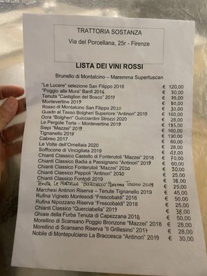 Menu photo 8 Trattoria Sostanza Florence, FI Menu photo 8 Trattoria Sostanza Florence, FI