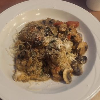 Casa Dora Italian Cafe - Chicken Marsala over spaghetti! - Italian Near Me - Jacksonville, Florida Casa Dora Italian Cafe - Chicken Marsala over spaghetti! - Italian Near Me - Jacksonville, Florida