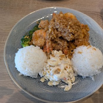 Tao‘s Fresh - Garlic Shrimp Rice (double rice and single serving of macaroni salad - Asian Fusion Near Me - Newark, California