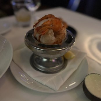 Oscar's Steakhouse - Sal's jumbo shrimp cocktail with spiced cocktail sauce = $28 - Steakhouses Near Me - Las Vegas, Nevada