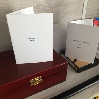 Fox & Weeks Funeral Directors - Cremation box and certificates. - Funeral Services & Cemeteries Near Me - Savannah, Georgia
