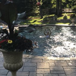 Pugliese Pools - 7 foot deep end: no diving but more usable pool space without a huge slope
