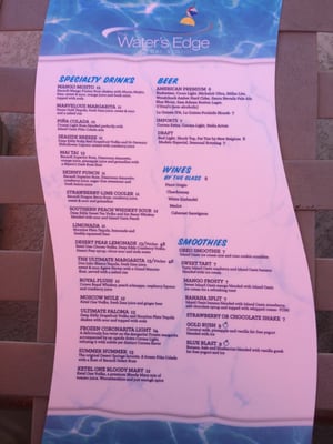 Menu photo 7 The Water's Edge Bar & Grill Palm Desert, CA Menu photo 7 The Water's Edge Bar & Grill Palm Desert, CA
