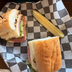 Italian sandwich with extra pickles!!!