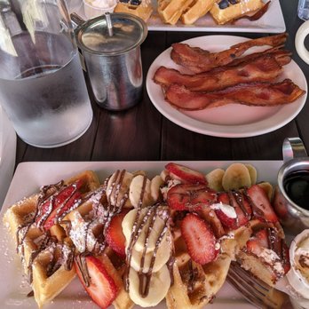 Millie's Cafe - Pasadena - Strawberry Nutella Waffle - Breakfast & Brunch Near Me - Pasadena, California