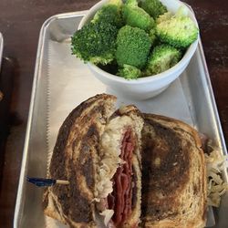 Bungalow Joe's Bar and Grill - Bungalow Reuben with broccoli