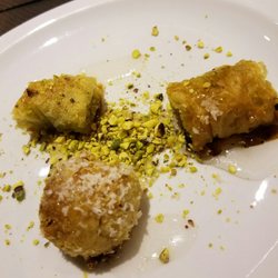 Beyrouth Café - Baklava. Pretty good! The ball thing was aight