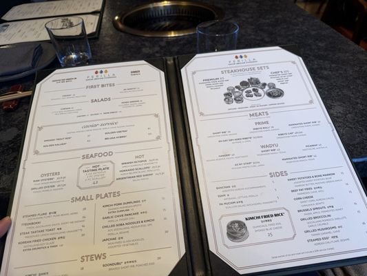 Menu photo 1 Perilla korean steakhouse Chicago, IL
