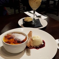 The Blacksmith Eatery and Bar - White Chocolate and Raspberry Creme Brulee, and White Chocolate Sundae special