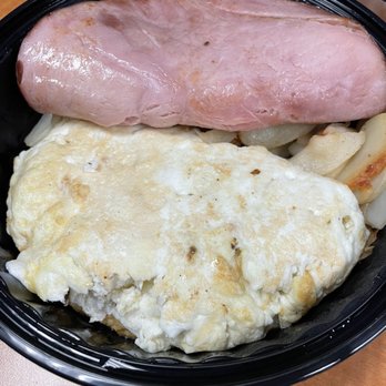 Lou Mitchell's - Egg whites and Fried Ham - Breakfast & Brunch Near Me - Chicago, Illinois