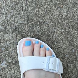 Gel (shellac) pedicure Gel (shellac) pedicure