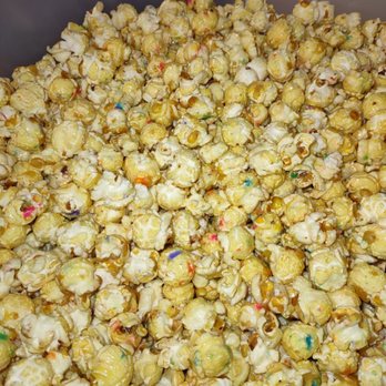 Misty's Popcorn Shop - Birthday Cake Popcorn w/sprinkles. - Popcorn Shops Near Me - Cache, Oklahoma Misty's Popcorn Shop - Birthday Cake Popcorn w/sprinkles. - Popcorn Shops Near Me - Cache, Oklahoma