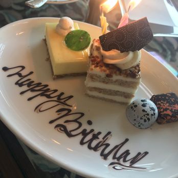 Lobby Lounge - I was surprised by a birthday treat! Yummy lemon and carrot cake, with sides of chocolates. - Venues & Event Spaces Near Me - Pasadena, California