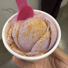 Lavender ice cream