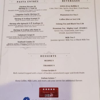 La Ciccia - Menu - Italian Near Me - Honolulu, Hawaii