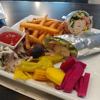 Flame Bar & Grill - Chicken Tikka Wrap - American Near Me - El Cajon, California