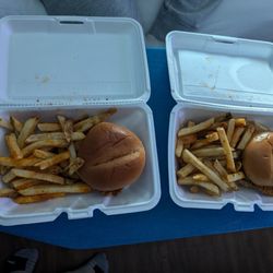 Krispy Krunchy Chicken - Fried chicken sandwich with seasoned fries