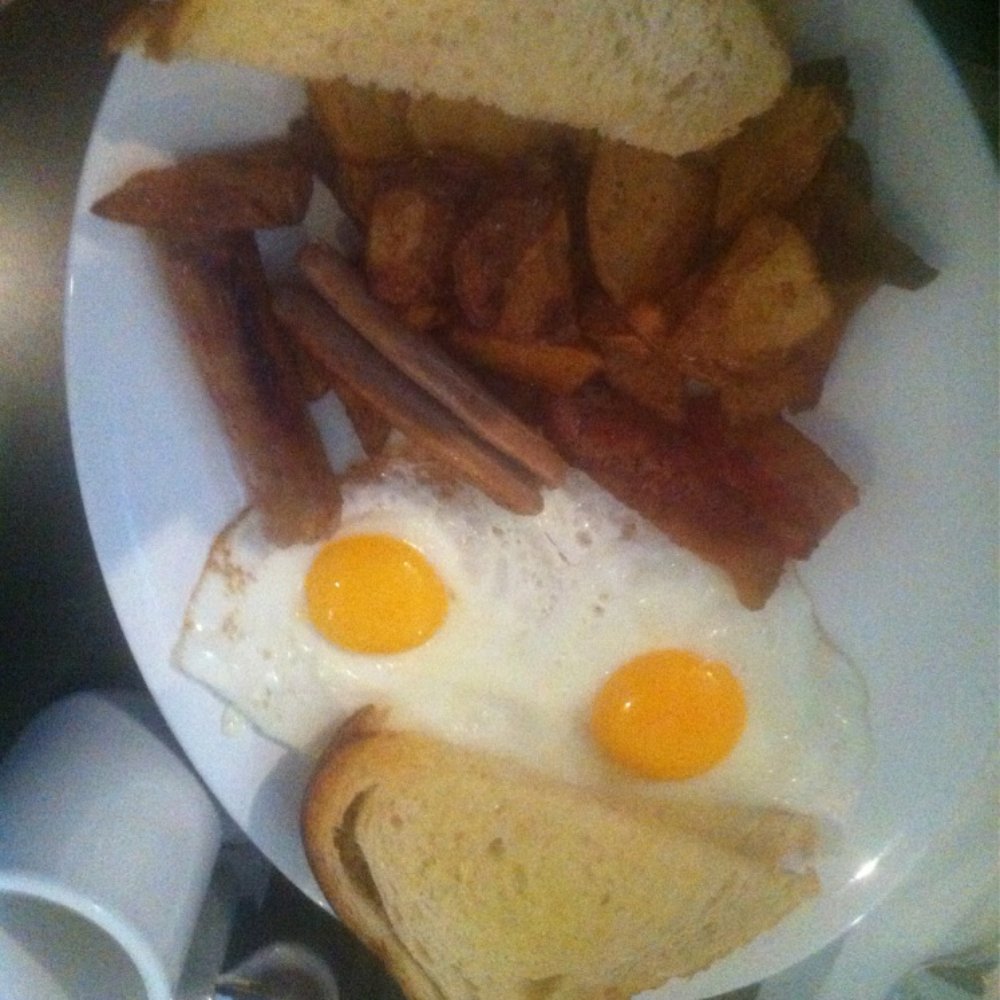 The Tipper Restaurant - The Big Breakfast (French toast comes on a separate plate) - Burgers Near Me - Vancouver, British Columbia The Tipper Restaurant - The Big Breakfast (French toast comes on a separate plate) - Burgers Near Me - Vancouver, British Columbia