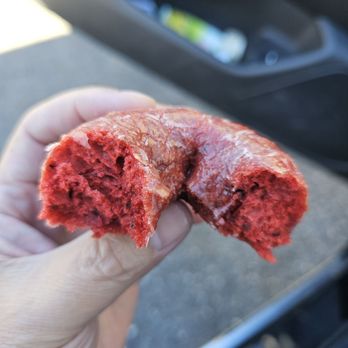 Donut Basket - Inside of the Red Velvet - Donuts Near Me - Milpitas, California