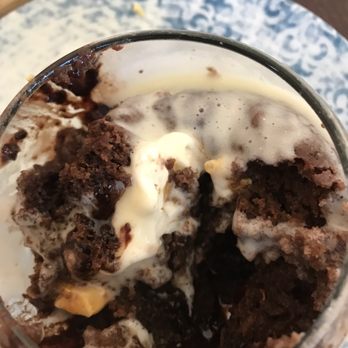 Alter House Restaurant  - Inside of the self saucing choc cake - New American Near Me - Clarks Summit, Pennsylvania