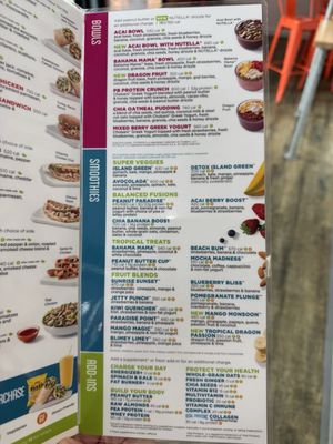 Menu photo 2 Tropical Smoothie Cafe Austin, TX