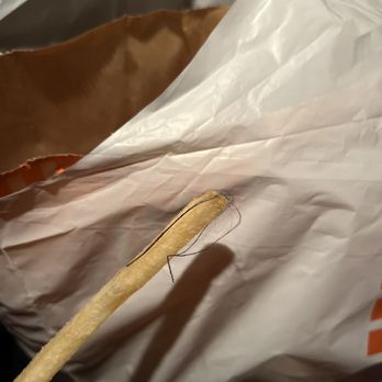 Whataburger - It just one hair, but a clump! - Fast Food Near Me - Mobile, Alabama