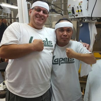 Lapels Dry Cleaning - Mel and Andrew are hard at work pressing your clothes to perfection! - Sewing & Alterations Near Me - Fleming Island, Florida Lapels Dry Cleaning - Mel and Andrew are hard at work pressing your clothes to perfection! - Sewing & Alterations Near Me - Fleming Island, Florida