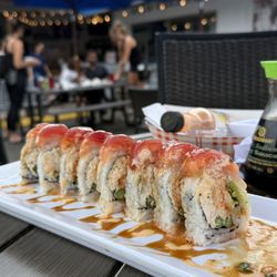 Papa’s Fish House - Mama Fuma Roll (with a few pieces already gone)