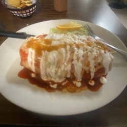 Mariscos El Rey - California Burrito.