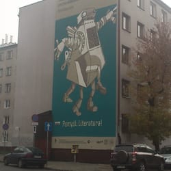 Mural Robot Lema, aut. Filip Kuźniarz - Józefińska