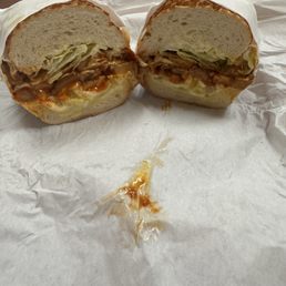 Spicy teriyaki chicken sandwich Spicy teriyaki chicken sandwich