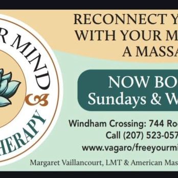 Free Your Mind Massage Therapy - Massage Therapy Near Me - Windham, Maine Free Your Mind Massage Therapy - Massage Therapy Near Me - Windham, Maine