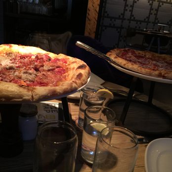 Pie Tap - Henderson - The Salami pizza takes the spotlight along side a Pepperoni pie.. - Pizza Near Me - Dallas, Texas Pie Tap - Henderson - The Salami pizza takes the spotlight along side a Pepperoni pie.. - Pizza Near Me - Dallas, Texas
