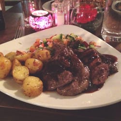 Rendezvous At Nargile - Geyik Antrecot Izgara venison with red currant sauce & brandy £18.45 speciality