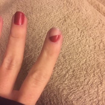Nail Secrets - After one day. No Chip. I don't recommend this place - Nail Salons Near Me - Chicago, Illinois Nail Secrets - After one day. No Chip. I don't recommend this place - Nail Salons Near Me - Chicago, Illinois