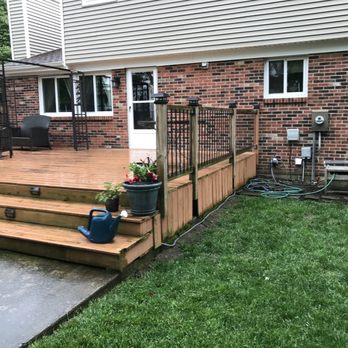 Solid Rock Construction and Installation - Before pic of deck - Decks & Railing Near Me Solid Rock Construction and Installation - Before pic of deck - Decks & Railing Near Me