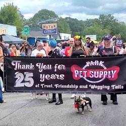 Park Pet Supply - Marching in the EAV Strut parade 2024, celebrating 25 years in business!