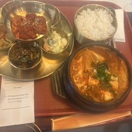 Signature soft tofu stew