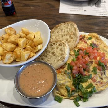 Another Broken Egg Cafe - Mardi Gras Omelette - American Near Me - Austin, Texas Another Broken Egg Cafe - Mardi Gras Omelette - American Near Me - Austin, Texas