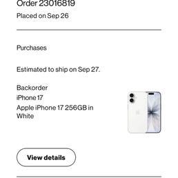 Online order status showing I wasn't notified Online order status showing I wasn't notified