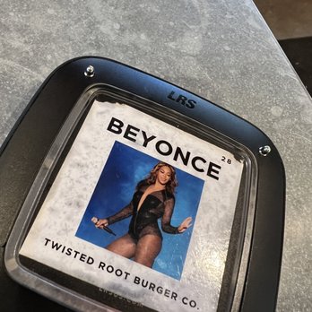 Twisted Root Burger - a picture of beyonce - American Near Me - Mansfield, Texas Twisted Root Burger - a picture of beyonce - American Near Me - Mansfield, Texas