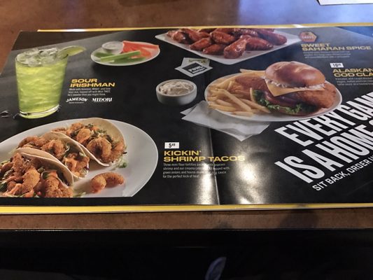 Menu photo 2 Buffalo Wild Wings Birmingham, AL