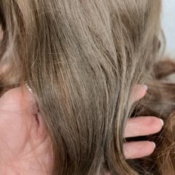 Sally Beauty - My hair was previously a consistent copper color, and now I have areas that appear green/ashy